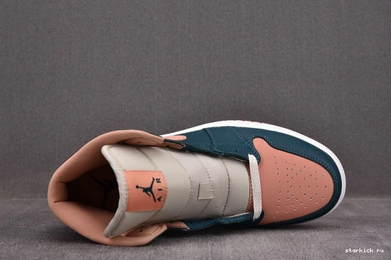 1 (W) Teal BQ6472-308 BQ6472-308 Mid Dark Green  Jordan 0423